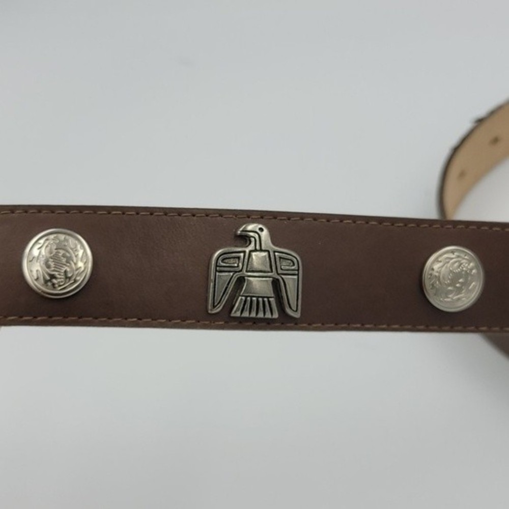 VTG Paul Harris Brown Southwestern Belt Sz S  Rodeo Western - Picture 9 of 12